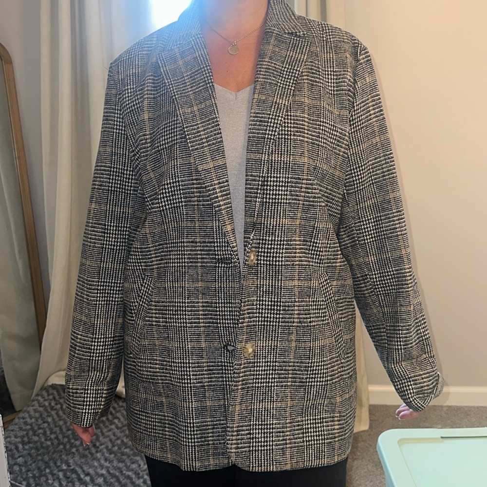 American eagle tweed blazer
